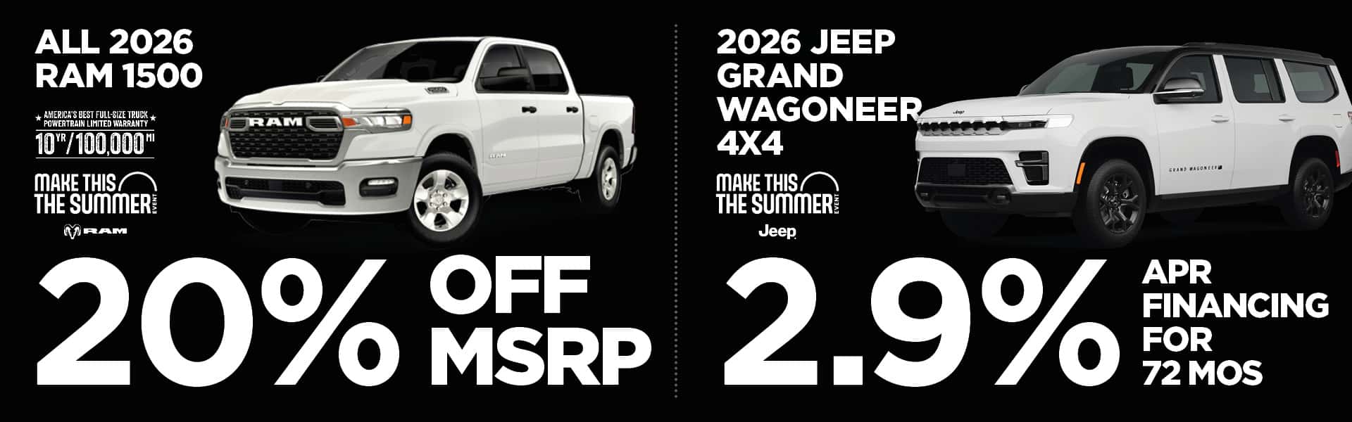 August 2026 Specials