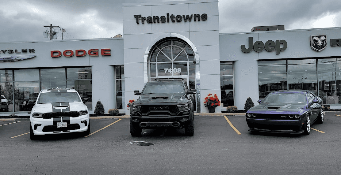 Visit Transitowne Dodge Dealerships in the Buffalo area
