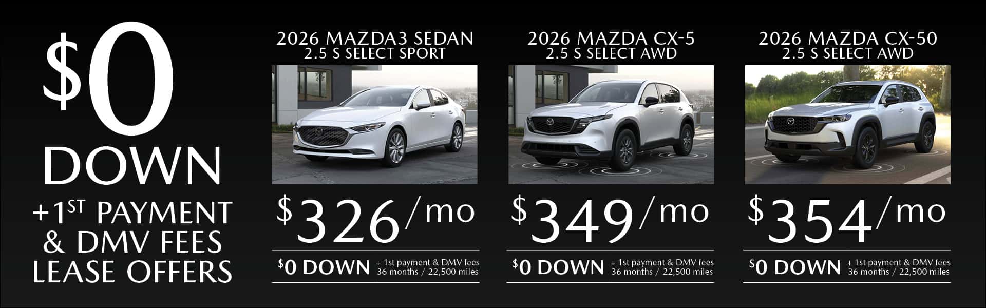 October 2026 Lease Specials