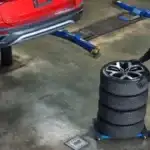 Changing tires
