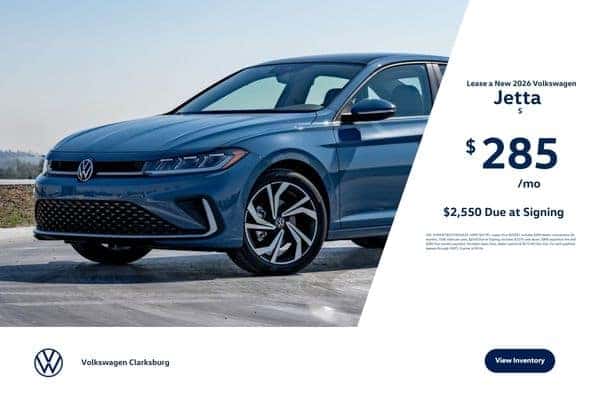 Lease  a New 2026 Volkswagen Jetta S for $285/mo