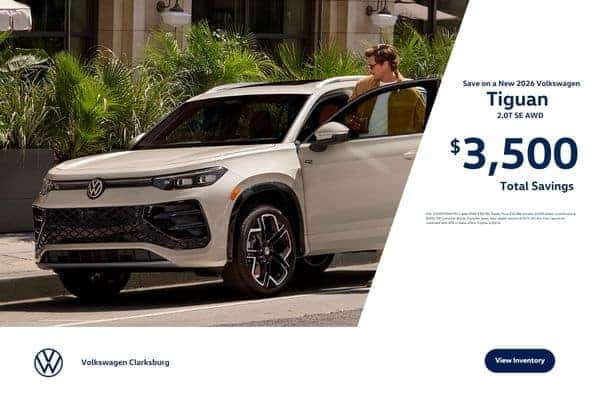Save up to $3,500 on a New 2026 Volkswagen Tiguan 2.0T SE AWD