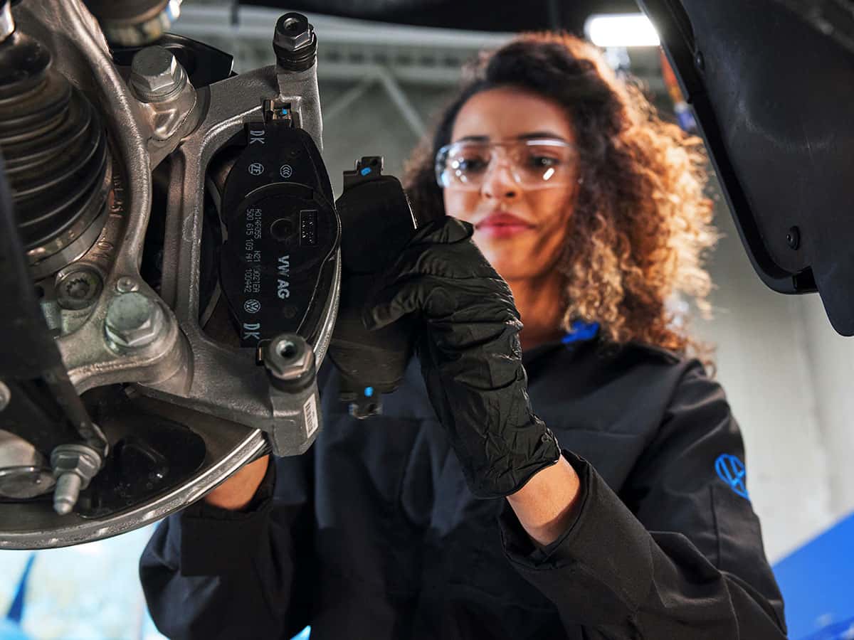 Volkswagen Brake inspection