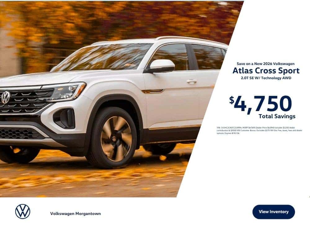 Save on a 2026 VW Atlas Cross Sport 2.0T SE W/ Technology AWD