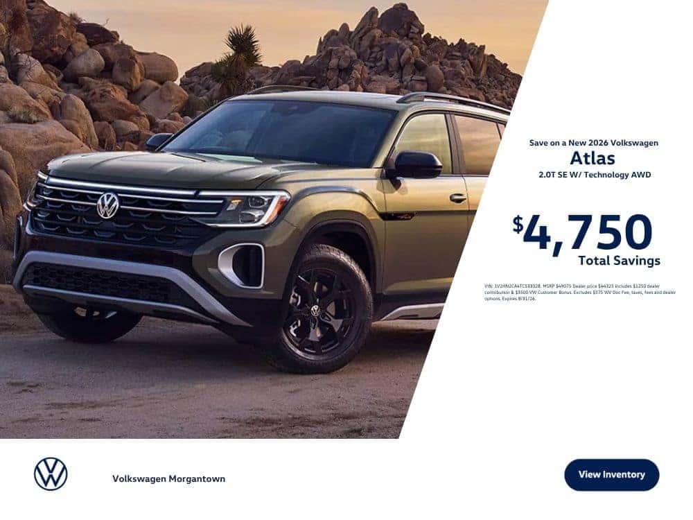 Save on the 2026 VW Atlas 2.0T SE W/ Technology AWD