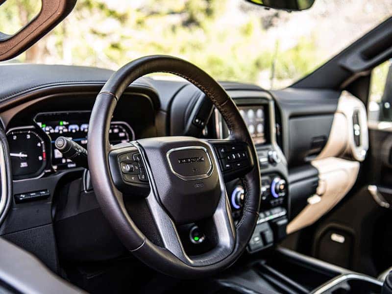 New 2023 GMC Sierra HD interior features and design