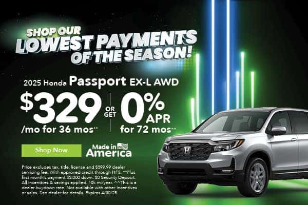 2025 Honda Passport EX-L AWD