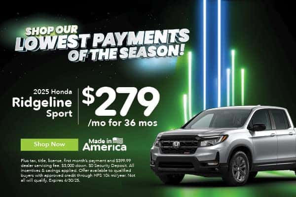 2025 Honda Ridgeline Sport