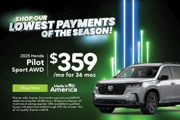 2025 Honda Pilot Sport AWD
